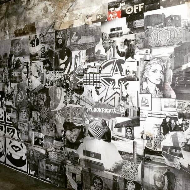 アディクトのインスタグラム：「Make sure you head down to House of Vans this week to check out Jon Furlong's latest photography exhibition, focusing on the icon, Obey Giant. Closes 6th Dec! #design #photography #exhibition」