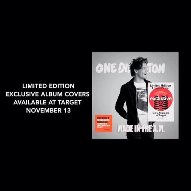 ワン・ダイレクションのインスタグラム：「US fans! Head out to @target tomorrow for the exclusive, limited edition #MadeInTheAM album covers! See you there.」