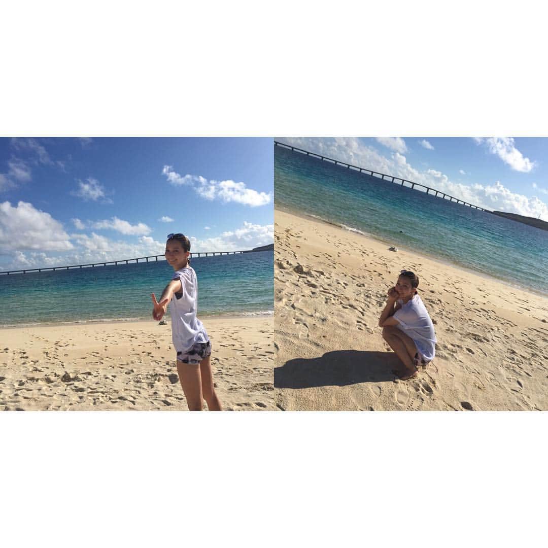 芹那さんのインスタグラム写真 - (芹那Instagram)「宮古島の海 綺麗だね:-) よっかめにしてセグウェイが 壊れてしまった。 わたし毎日海で泳いでる:-) 真っ黒だよ！ 気持ちい！！！ #HATENUDE」11月18日 0時32分 - serinaofficial
