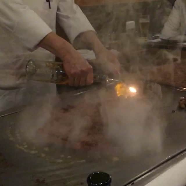 能勢雄一のインスタグラム：「TEPPAN YAKI !!」