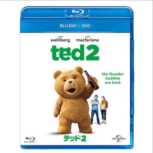 のインスタグラム：「ついにー！！「テッド2」Blu-ray＆DVD2016年1月20日（水）リリースです！未公開映像など特典約56分収録予定！どうぞお楽しみに♪ http://ted-movie.jp/dvd/」