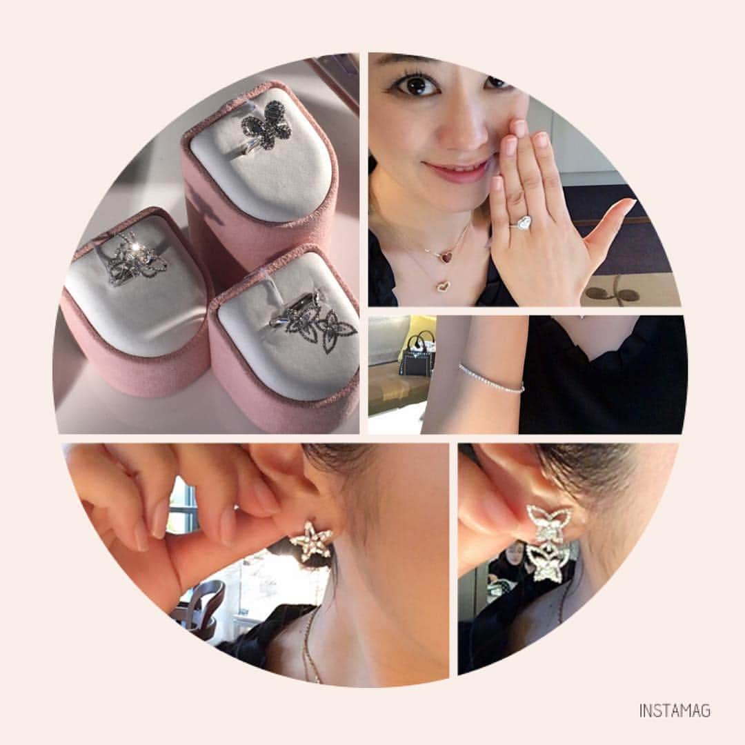 沢瀉美緒さんのインスタグラム写真 - (沢瀉美緒Instagram)「Beautiful and cute butterfly ring and pierce 💍 Ma Louloutteの展示会で❤️ 素敵なバタフライのリングとピアス、そして、⭐️のピアスが可愛すぎた💍 . . #malouloutte #マルルットゥ #伊藤羽仁衣 #ring #指輪 #diamonds #ダイヤモンド #pierce #ピアス #star」11月21日 0時51分 - mio_omodaka