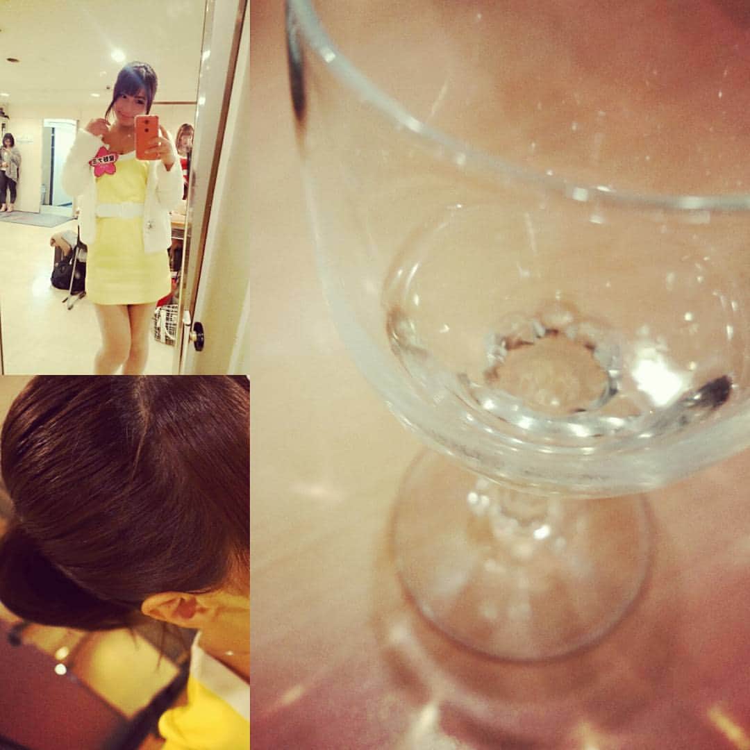 星野ナミのインスタグラム：「収録後の🍷♥」