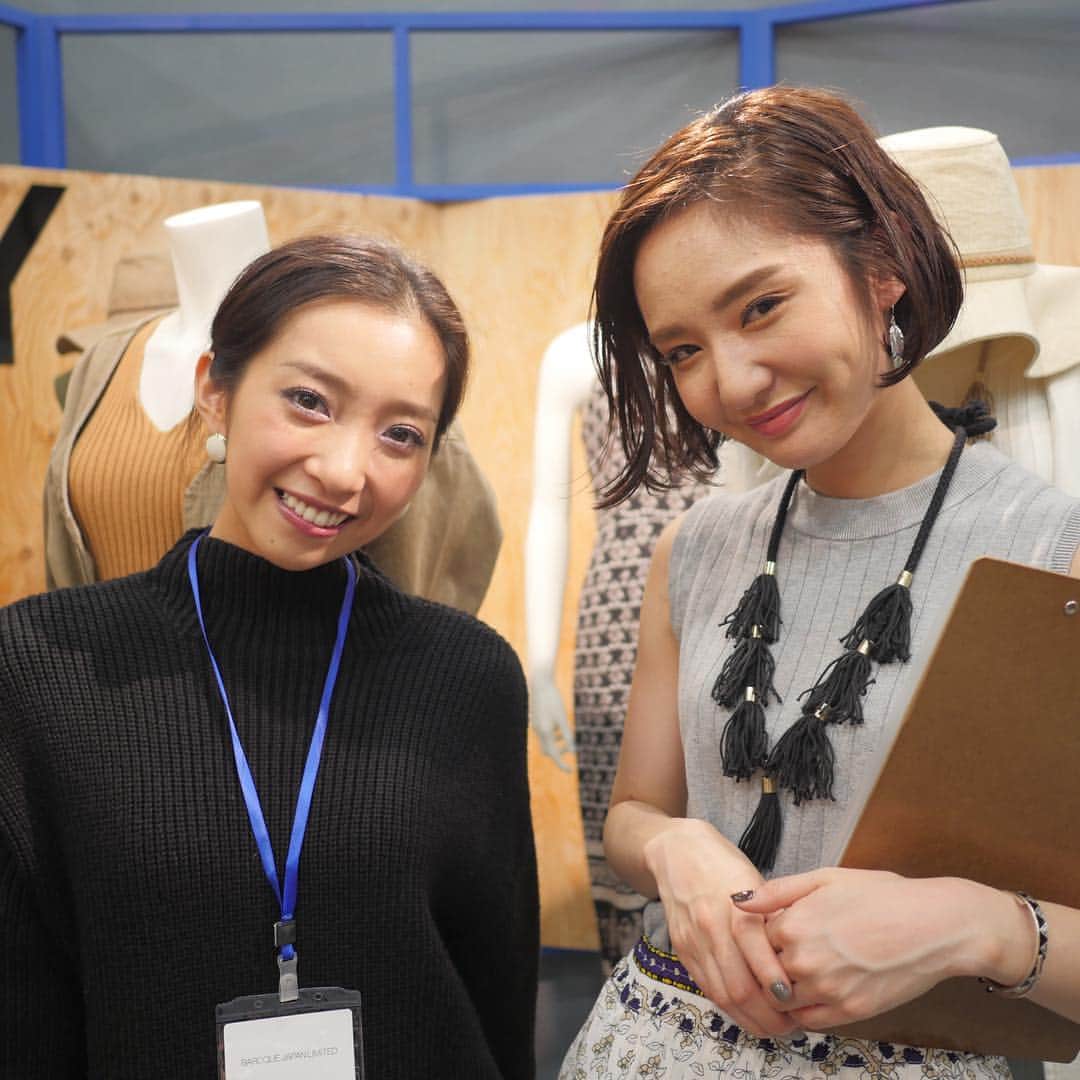 Choicerishのインスタグラム：「からの、、、大好きなSLY！！！ さよさんめちゃ面白かったーーー笑 洋服が見えなくても大丈夫！ めちゃオーダーしたから届いたら紹介します♡ #SLY #spring #summer #春夏 #展示会」