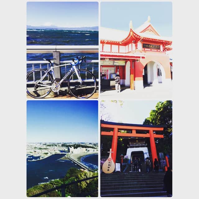 山本俊樹のインスタグラム：「スクワットのインターバル練習より しんどかったけど、一人旅楽しかった  今度行くときはもっと風がないときに 行こう(￣▽￣)」