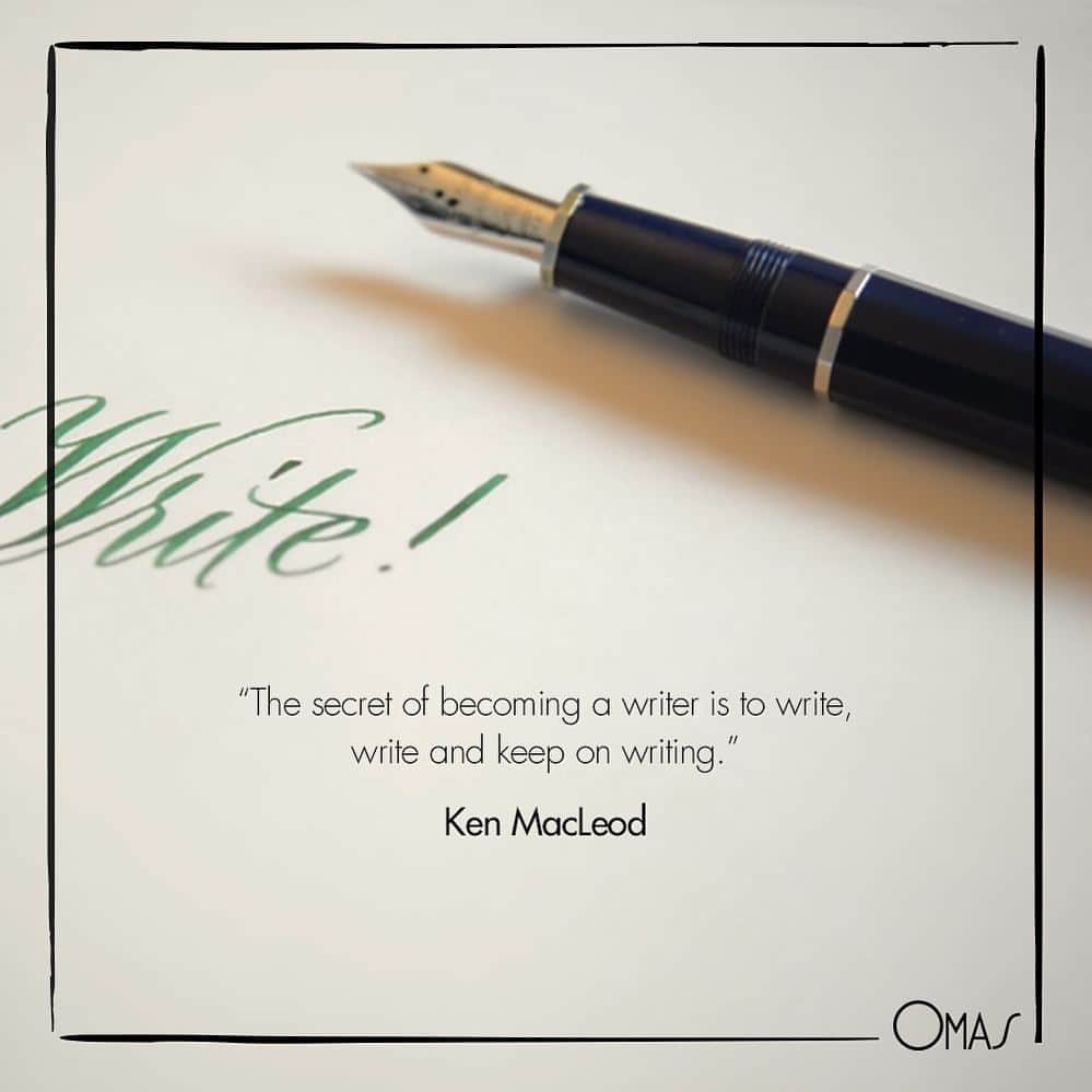 オマスのインスタグラム：「The only real secret. Do you know another one? #OMASinspiration #OMASinspiration #instaquote #KenMacLeod #OMAS #Fountainpen #Pen #Calligraphy #FPGeeks #slowliving #handwrite #handmade #instapen #handicraft #madeinitaly #art #writing #write #ink #penworld」