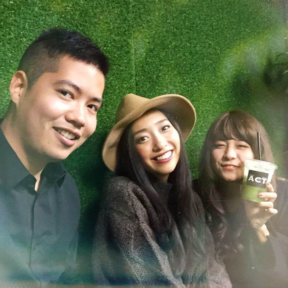 Choicerishのインスタグラム：「今日幼馴染の友達がオープンしたカフェ『ACT』@act121631 に早速行ってきた！！ スープとスムージー美味しかった♡ 西早稲田にあるから近くの人は行ってみて〜 左のゴンが笑顔で迎えてくれるはずー笑  #ACT #スムージー #ワッフル #コーヒー #スープ #西早稲田」