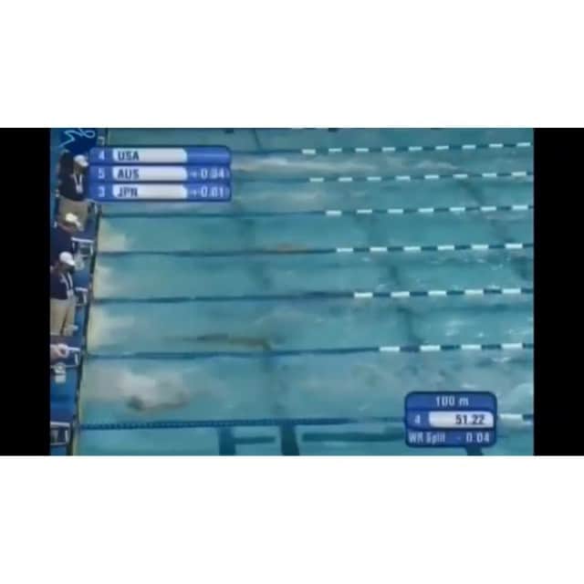 のインスタグラム：「Flashback to my first international meet 2010 Pan Pacs Irvine, California.  Got to love the commentary haha!! #backoff 🏊」