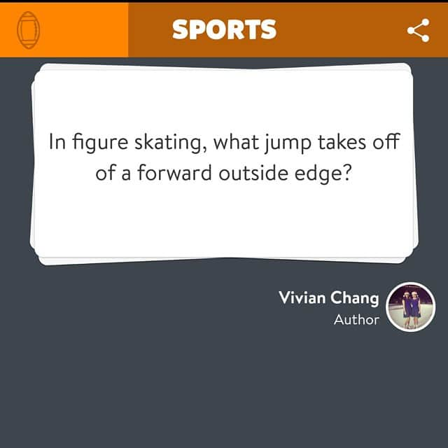 ジョシュア・ファリスのインスタグラム：「I was playing #triviacrack and this question popped up. Easiest question for me ever!! Haha.」