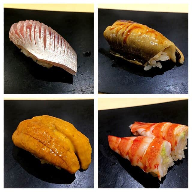 豊森ちはやさんのインスタグラム写真 - (豊森ちはやInstagram)「りおさまと🍣 . 美味しいお寿司は綺麗ですね。 ここはまだ新しいけど、これから絶対予約取れなくなっていくみたい。 . 隣に座ってたドルガバのおじさんにやたらいじられましたが、楽しい時間でした。☺︎ . #鮨はしもと #はしもと #鮨ラブ #sushi」3月18日 0時04分 - chihaya_314