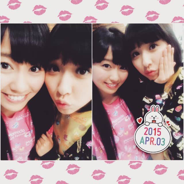 佐々木彩夏さんのインスタグラム写真 - (佐々木彩夏Instagram)「#佐々木彩夏 #玉井詩織 #ももいろクローバーZ #ももクロ #Ayaka #Shiori #MomoiroCloverZ  #momoclo #momocloz 😘 💞」4月3日 13時48分 - sasakiayaka_mcz