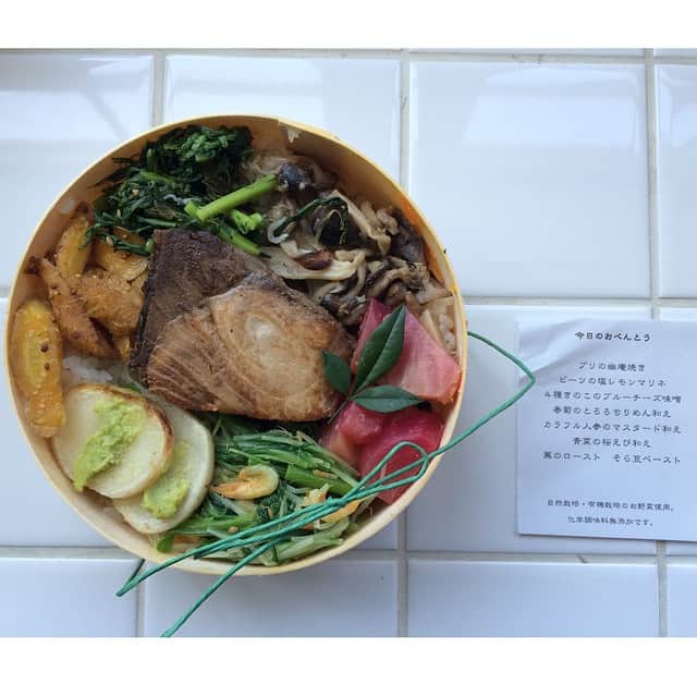 泉里香さんのインスタグラム写真 - (泉里香Instagram)「きょうのごはんŧ‹"((｡´ω`｡))ŧ‹" #lunch#lunchbox#healthy#food#Japanesefood#おべんとう #有機栽培#無添加#エロふわボディ製作所」3月25日 17時57分 - rika_izumi_