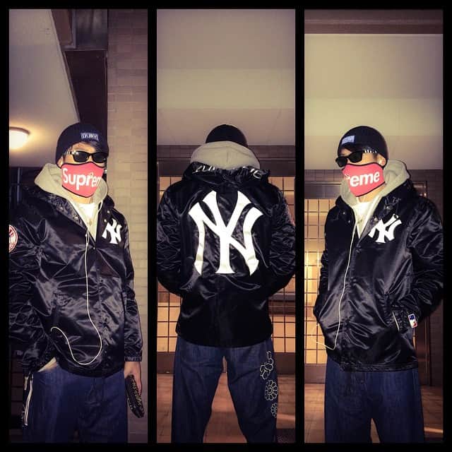 金子賢さんのインスタグラム写真 金子賢instagram Supreme Yankees さっきget笑 3月25日 21時56分 Kenken1019