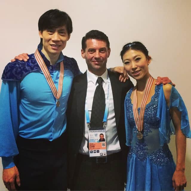 ニコライ・モロゾフのインスタグラム：「I am proud to have worked with such a distinguished couple. they are wonderful people and great athletes🙏👏」