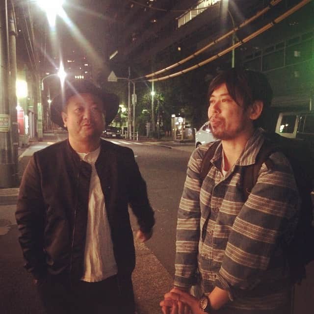 ハミルさんのインスタグラム写真 - (ハミルInstagram)「中原伸一郎さんと土屋ユタカくん。」4月25日 20時44分 - haruhamiru