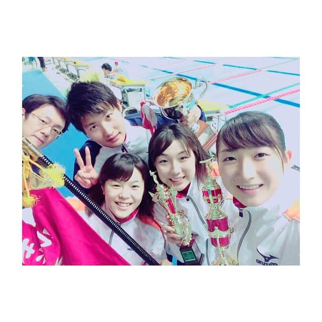 池江璃花子のインスタグラム：「. 全国ルネサンスクラブ対抗終わった〜😊 とーっても疲れたけど、とーっても楽しかった♪  明日からインター合宿だから頑張ろ〜‼︎ #ルネサンス対抗  #結果  #総合優勝  #MVP  #タグ付けごめんね」