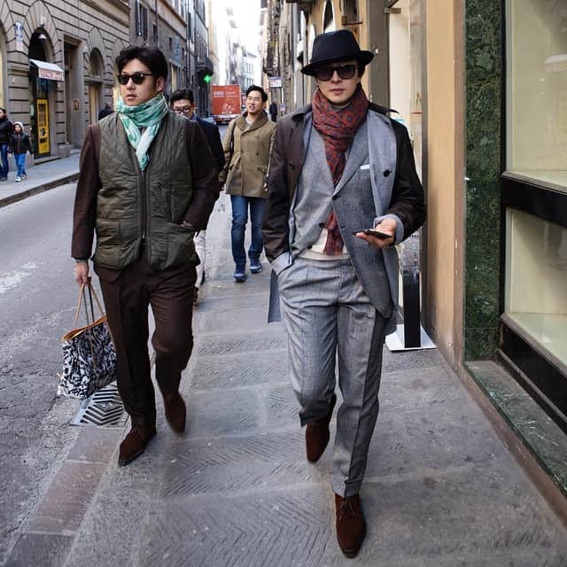 ペ・ヨンジュンのインスタグラム：「#Firenze#february#friend#fashion」