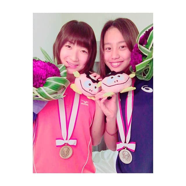 池江璃花子のインスタグラム：「200Fr3位入賞しました‼︎ 世界水泳代表、内定しました！ ありがとうございました✨ リレーメンバーに迷惑かけないように頑張ります‼︎ るなは100Br2位！おめでとう👏 まだあと2日あるし、はんふりもメダルを狙れるように頑張ります‼︎ るなも頑張って👊 #日本選手権 #3日目」