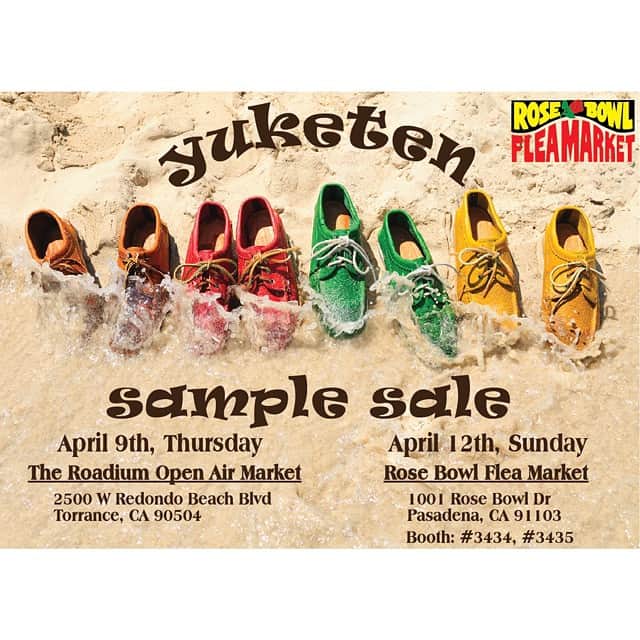 ユケテンのインスタグラム：「Meg Company's Sample Sales this Sunday at Rose Bowl Flea Market (Pasadena, CA) Looking forward to seeing you all!」