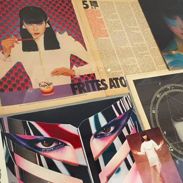 のインスタグラム：「山口小夜子展（東京都現代美術館）のプレス内覧参加してきた。資生堂のイメージ強かったけど、カップスターのモデルもやっていたのか（海外向け広告？）。宇川直宏氏やエキソニモとのコラボ作品もありました。」
