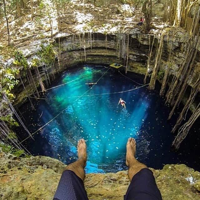 ✈MyTravelGram™のインスタグラム：「Cenote in Yucatan✨」
