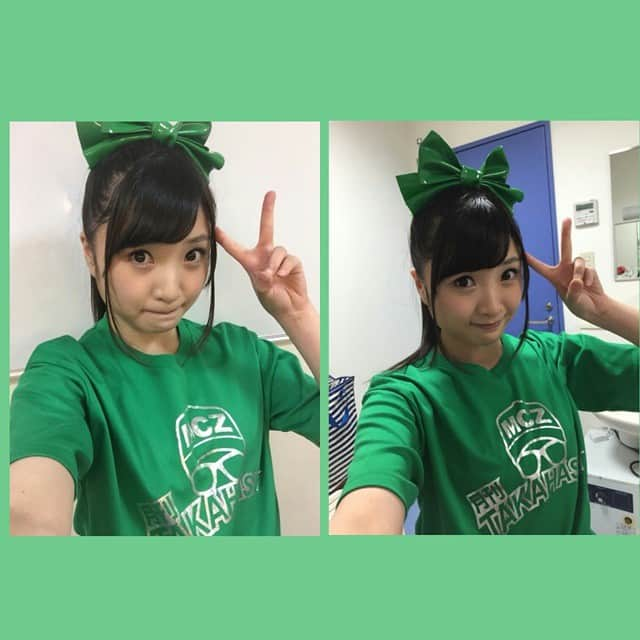 佐々木彩夏のインスタグラム：「#有安杏果 #ももいろクローバーZ  #ももクロ #Momoka #momoclo #momocloz #MomoiroCloverZ 💚💚💚🍀🍀🍀」