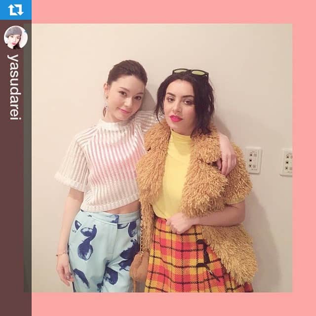 トゥーパーセントトウキョウのインスタグラム：「very very thanxxx💓💕💘 #Repost @yasudarei with @repostapp. ・・・ ♡Charli XCX♡was such a lovely person！  大好き！会ったらもっと好きになった！  Super kawaii！  この日の #ootd は全身*2%TOKYO*  クラゲパンツがお気に入り！  @charli_xcx #Charlixcx  @2percent_tokyo #2percenttokyo ★☆★☆★☆★☆★☆★☆★☆★☆★☆★」