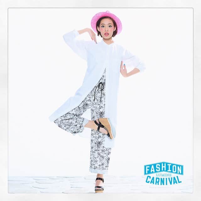 ルミネ公式のインスタグラム：「FASHION CARNIVAL 🌟トゥモローランド🌟 @tomorrowland_jp 真っ白なシャツワンピースは少し大人になった気分になれる不思議・・・。 #shirtsonepiece #hat #sandal #tanktop #salopette  WEBで777のコーディネートを公開中♪ http://www.lumine.ne.jp/fc/  #トゥモローランド  #lumine #ルミネ #ootd #ss2015 #fashion #coordinate #fashioncarnival #777coordinate」