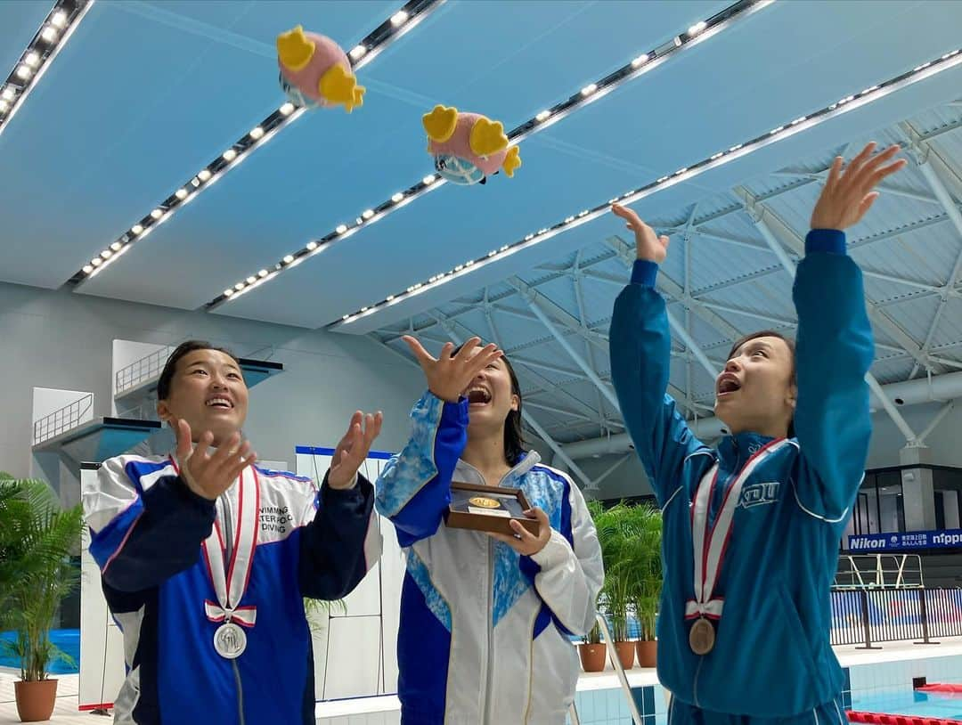 金戸凜さんのインスタグラム写真 - (金戸凜Instagram)「日本選手権【完】 ⁡・ ⁡3m Springboard🥇 ⁡10m Platform🥉 ⁡・ ⁡日本選手権初優勝 ⁡高飛びは悔しかったの一言 応援してくださった皆さんありがとうございました🥺❣️ ・ ・ #日本選手権 #Nationals #diving #2021」9月19日 18時38分 - rin.kaneto