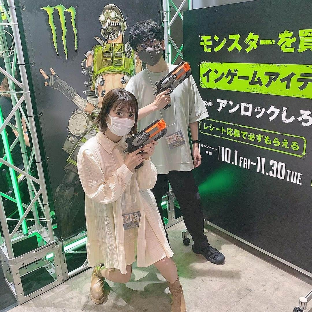 三田寺理紗さんのインスタグラム写真 - (三田寺理紗Instagram)「東京ゲームショー🤟  トシゾーさんと工藤さんと 楽しかった思い出をここにも☺️✨  #tgs2021  #apexlegends  #apex  #ikea  #amongus  #mhrise」10月21日 4時35分 - risatan31