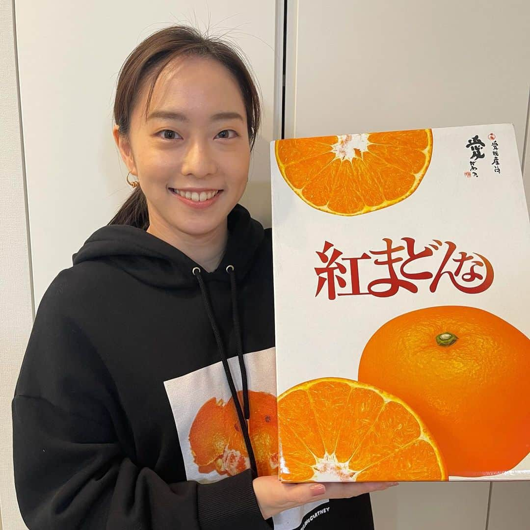 石川佳純さんのインスタグラム写真 - (石川佳純Instagram)「*** 紅まどんな🍊 とても甘いです🤗🧡」12月14日 19時09分 - kasumi.ishikawa_official