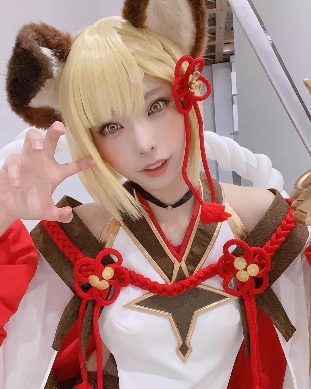 misacoさんのインスタグラム写真 - (misacoInstagram)「グラブルフェス2021 ヴァジラ役で出演させていただきました！🐶  ファイヤーダンス頑張ったので 是非アーカイブみてください(*⁰▿⁰*)  #cosplay #コスプレ #コスプレイヤー #cosplaygirls #selfie #japan_of_insta #グラブル #グラブルフェス2021 #グラフェス2021 #グラフェス #十二神将 #ヴァジラ #犬 #戌年」12月15日 16時36分 - ityomaru