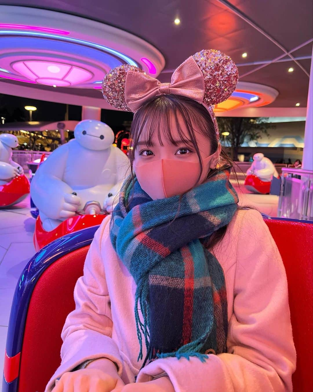 勝又彩央里さんのインスタグラム写真 - (勝又彩央里Instagram)「ディズニーランドへ行ってきました🐭🏰💗 スタンバイパスを取るの頑張りました笑  楽しすぎました💭❤︎  #ディズニーランド #ディズニーコーデ #ディズニー #disneyland #夢の国 #disney #東京ディズニーランド #シンデレラ城 #ベイマックス #ミニー #ピンク #大学生 #女子大生 #ootd #tokyodisneyland #セントフォース #セントフォースsprout #tflers#今日のコーデ #コーデ #大学生コーデ」1月19日 21時42分 - saorinoel