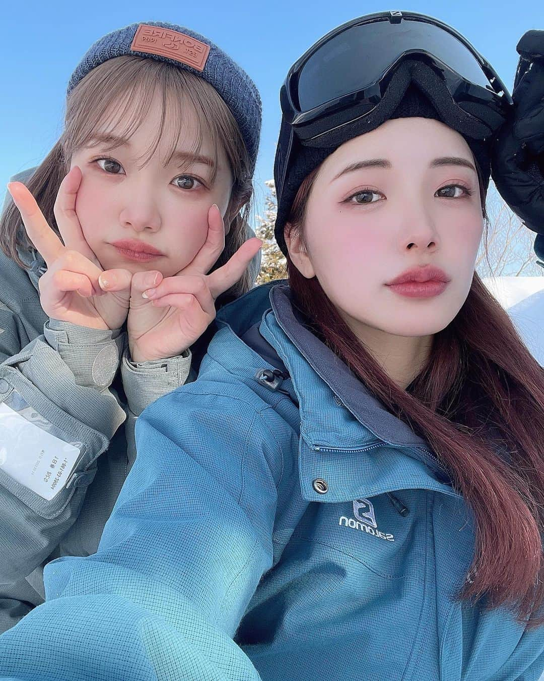 きりまるさんのインスタグラム写真 - (きりまるInstagram)「. 人生初のスノボいった🏂☁️  こんなに雪を見たのも生まれてはじめてで 本当にずっと心がときめいてた、、、 雪国に住むみんなは、いつもこんな素敵な 風景の中過ごしてるのかい？ 素敵すぎる😿🤍  お初の新潟県でした〜！お邪魔しました🍙♡ あまりに素敵なところで空気が綺麗すぎて 肺にたくさん限界まで詰め込んで帰りましたぜ  お米が美味しすぎて、塩むすび もってかえってきた。わぁあぁあ  九州にずっと住んでた身からすると 雪は本当に新鮮すぎて、夢の国にきた みたいな感覚でずーっと眺めてたかった。 素敵なところやった〜☃️ . .」2月14日 20時28分 - kirimaruuu