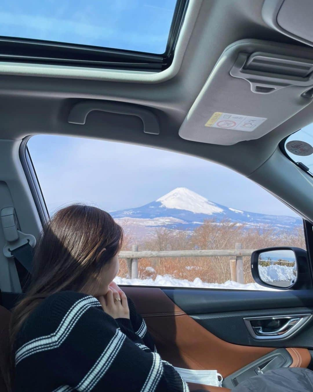 季葉さんのインスタグラム写真 - (季葉Instagram)「たまたま通った道✨富士山が綺麗に見えるスポットでした👀」2月15日 16時15分 - kiwaofficial