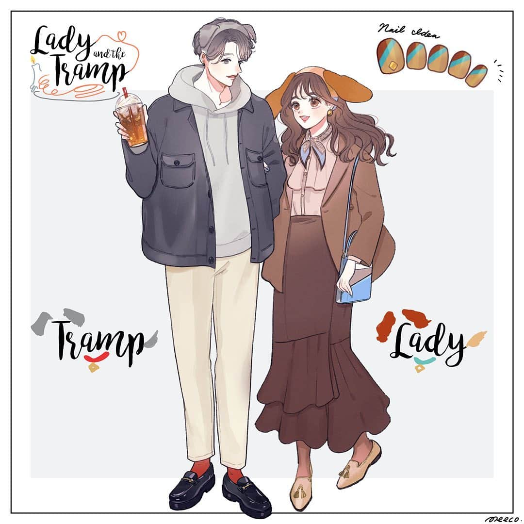 みーこさんのインスタグラム写真 みーこinstagram わんわん物語イメージコーデ イラスト イラストレーター ディズニーコーデ ディズニー ファンアート カチューシャ わんわん物語 Illustration ファッション コーデ ファッション イラスト 2月18日