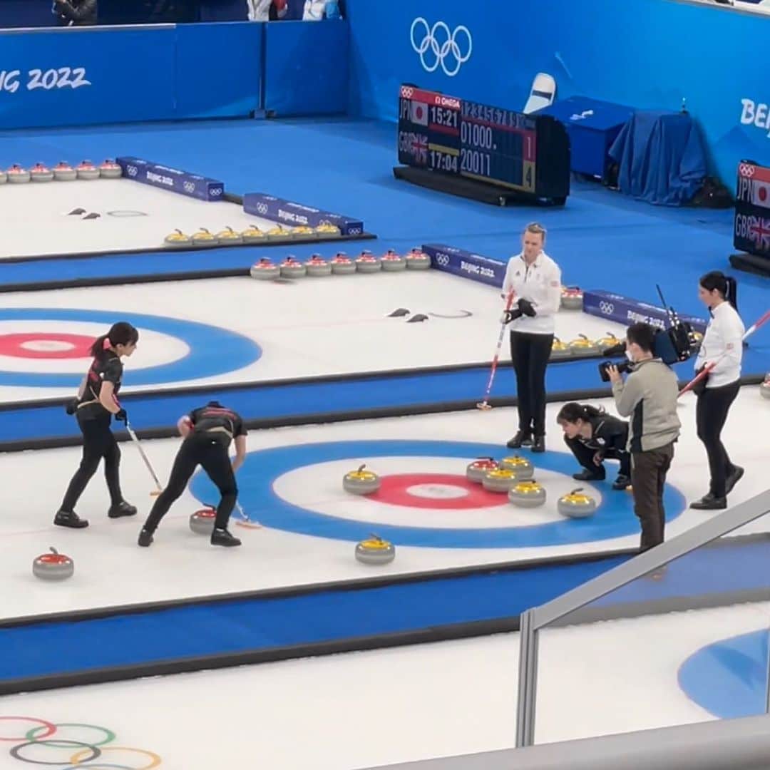 ナタリー・ペシャラさんのインスタグラム写真 - (ナタリー・ペシャラInstagram)「Rencontre avec la presidente de la Fédération Mondiale de Curling à l’Ice Cube. 🥌 🇯🇵🇬🇧 #curling #finale #womensgoldmedalgame」2月20日 12時07分 - nathaliepechalat