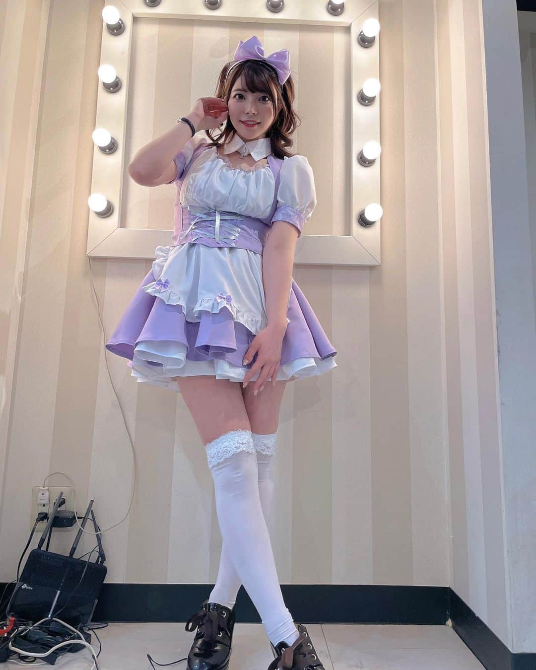 上原亜衣さんのインスタグラム写真 - (上原亜衣Instagram)「@eternalstage の 制服ほんとに可愛い🥺❤️  これから グランドオープンに向けて ダンスも接客も より一層がんばります☺️💗  次は26日土曜日 います☺️🎀  #エタステ #コンカフェ #アキバコンカフェ #秋葉原」2月24日 12時15分 - ai_uehara_ex