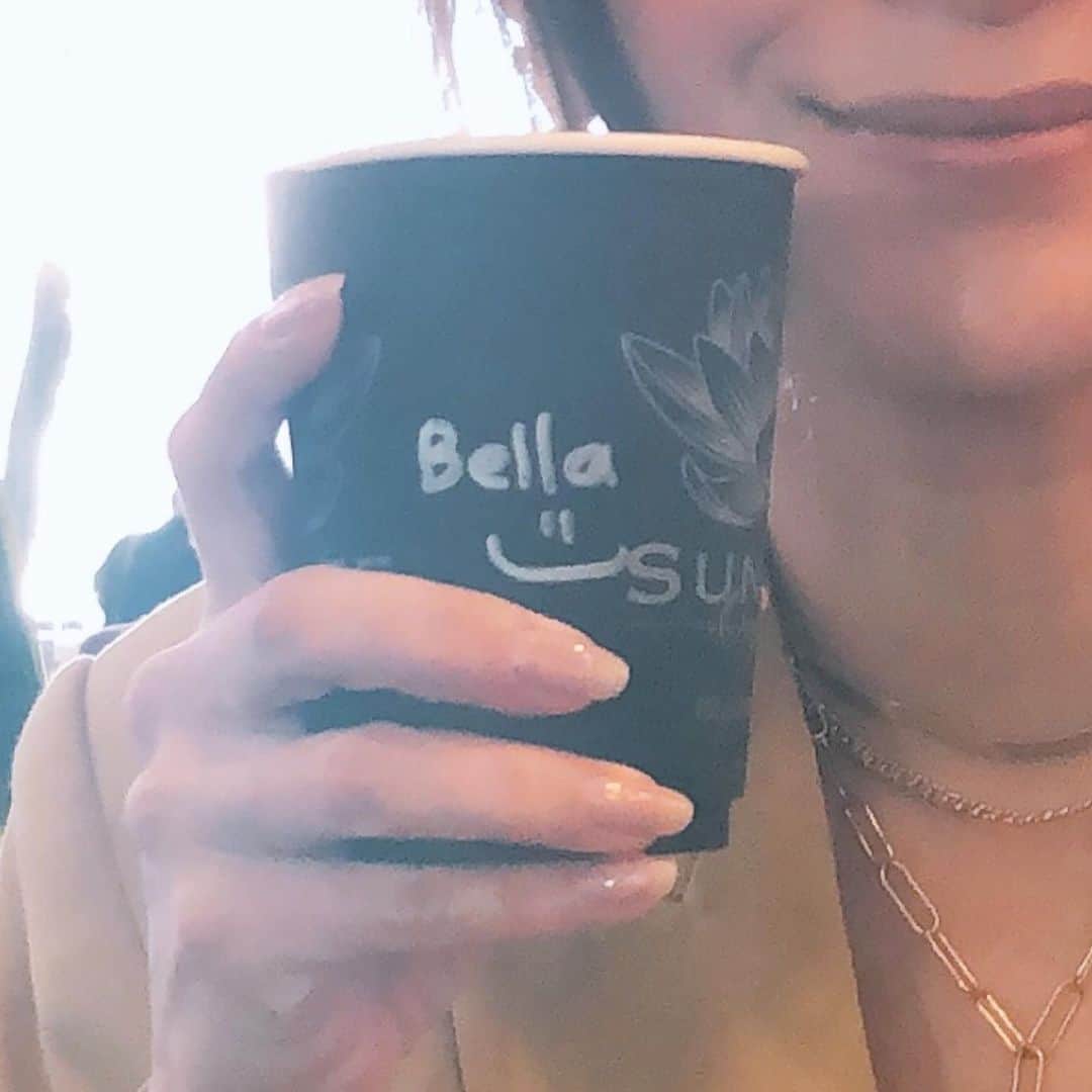 岩堀せりさんのインスタグラム写真 - (岩堀せりInstagram)「Coffee買う時の名前はBella(なんで😀)」2月26日 9時18分 - iwahoriseri