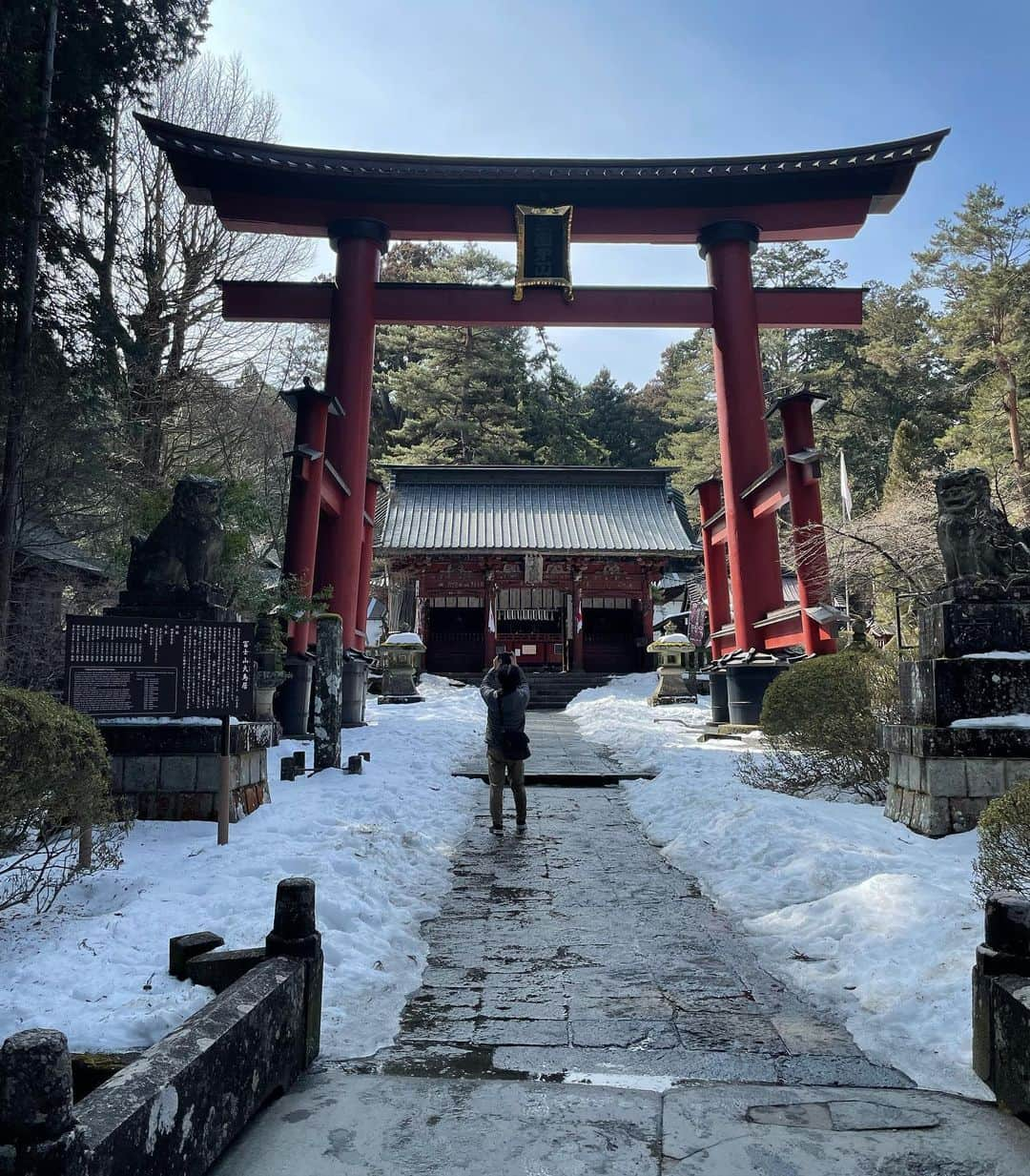 奈美悦子さんのインスタグラム写真 - (奈美悦子Instagram)「おついたち。山梨県北口本宮富士浅間神社へ。クッキーも一緒。#山梨県 #富士吉田 ＃北口本宮富士浅間神社#浅間神社 #愛犬 #クッキー #4歳 ＃キャバリア#キャバリアキングチャールズスパニエル #ブラックタン #可愛い #我が家のアイドル #癒し犬」3月1日 20時59分 - nami.etsuko