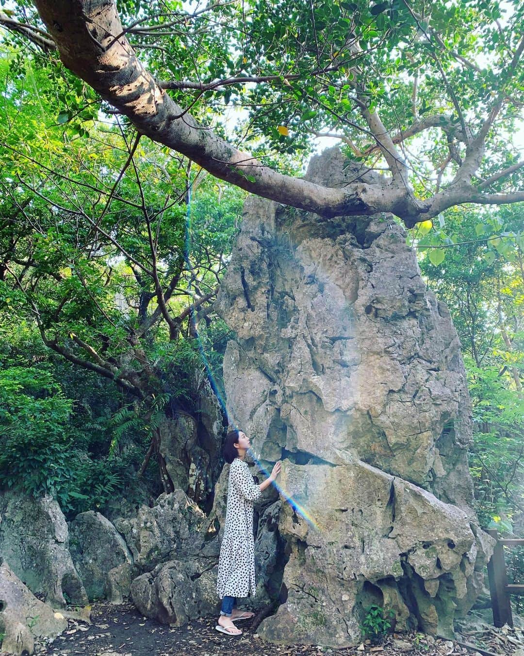 小泉麻耶さんのインスタグラム写真 - (小泉麻耶Instagram)「色々と思い出がありすぎる沖縄。 変化を恐れず前に進むために、心をまた空っぽにするために麻耶的巡礼の旅🌈 今年は34さいになるのだけど、 今まで絶頂に幸せな思いも、死にたくなるくらいの絶望も味わって、ほんとに色んな経験をさせてもらってきたと思う。 日本の芸能界にもとってもお世話になったし、これから出逢うたくさんの人や新しい世界との繋がりもとてもワクワクしていてこれからの全てが楽しみな予感。 そして、最近やっと分かってきた私の人生のテーマは『希望』 色んな経験させてもらったから伝えられることがあるし、振り幅大っきいところから学んだ視点も今では有り難く愛おしいです。 今まで多くのものをたくさん与えてもらってきた人生、これからはたくさんの人にたくさんのもの、ことを伝えられる人に。 愛や、希望を持つこと、自由に生きられること、どんなことがあっても乗り越えられること、自分の人生を信頼すること、目に見えない大きな存在達にこの身を預けてもいいこと。 私という存在が世界の役に立つよう生きていきたいと思っています🌝 ありがとう。沖縄🌈 いいリセットかかってる😊✨ 語りおわりっ。！ まだまだ楽しみます😆💕💕 #okinawa #japan #ありがとう」3月4日 1時51分 - mayakoizumi
