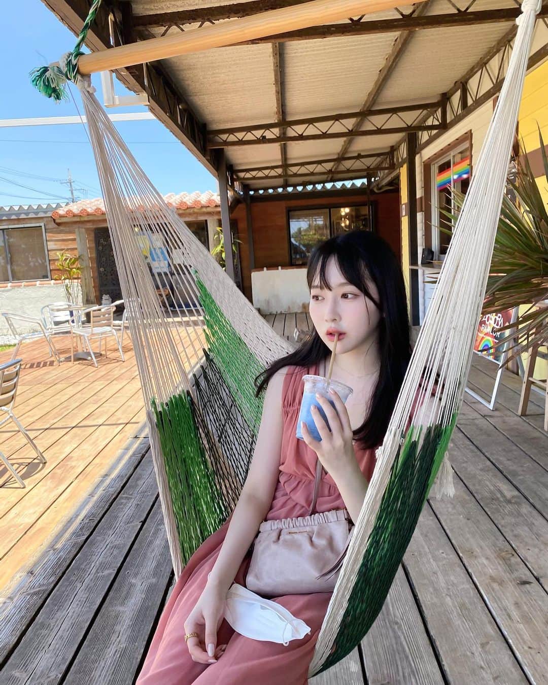 越智ゆらの（ゆらゆら）さんのインスタグラム写真 - (越智ゆらの（ゆらゆら）Instagram)「🌈  good night   #❤︎  #miyakojima #miyakoisland  #aosoraparlor #smoothie #blue」3月10日 22時33分 - yula1018