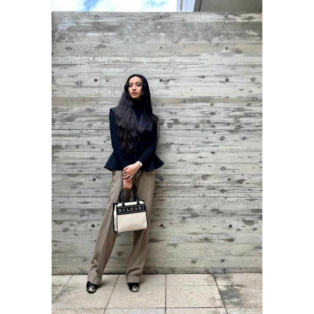 kokiさんのインスタグラム写真 - (kokiInstagram)「今日のルック！ 暖かい日でしたね☺️  Bag @bulgari  Vest @louisvuitton」3月14日 16時55分 - koki