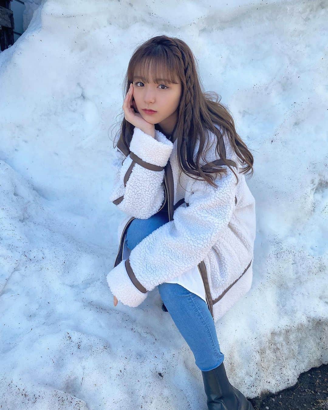 愛来さんのインスタグラム写真 - (愛来Instagram)「⛄❄  雪好きにはたまらない、、！  #雪 #長野」3月15日 21時34分 - amefurasshi_aira_official_