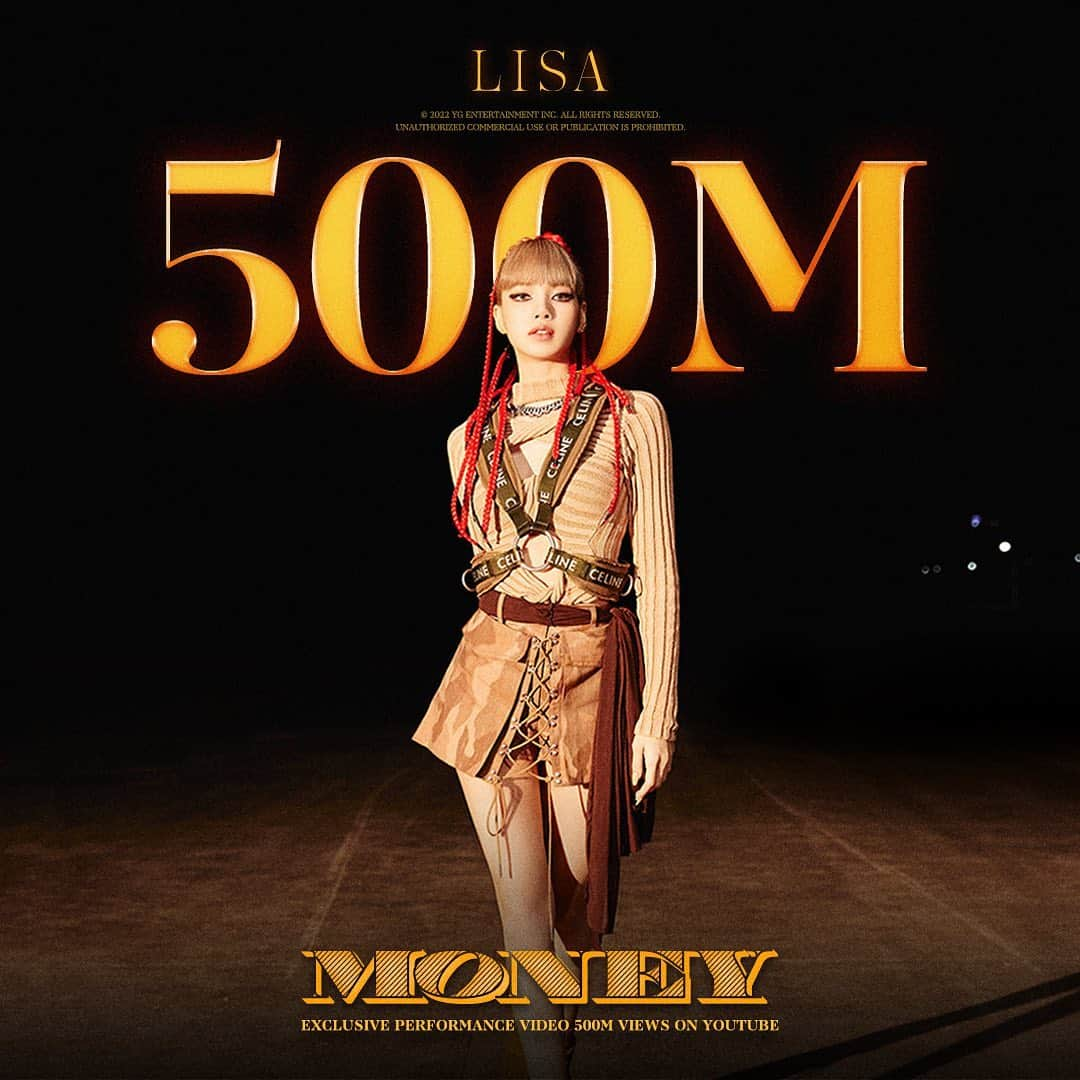 BLACKPINKさんのインスタグラム写真 - (BLACKPINKInstagram)「#LISA #리사 #BLACKPINK #블랙핑크 #MONEY #EXCLUSIVE_PERFORMANCE_VIDEO #500MILLION #YOUTUBE #YG」3月15日 23時31分 - blackpinkofficial