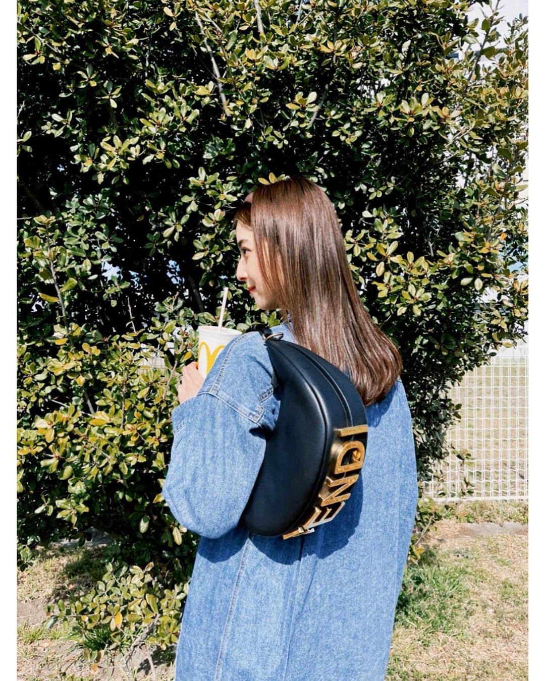 佐々木希さんのインスタグラム写真 - (佐々木希Instagram)「denimjacket #iNtimite bag #Fendi」3月16日 15時05分 - nozomisasaki_official