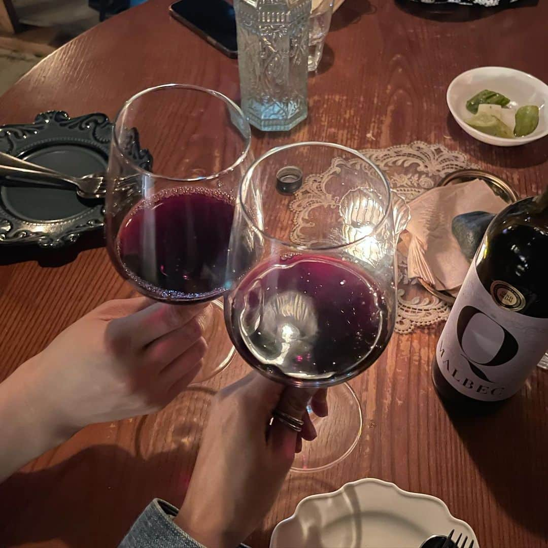 パク・ソラさんのインスタグラム写真 - (パク・ソラInstagram)「🍕+🍷=💖」3月16日 21時02分 - sora_pppp