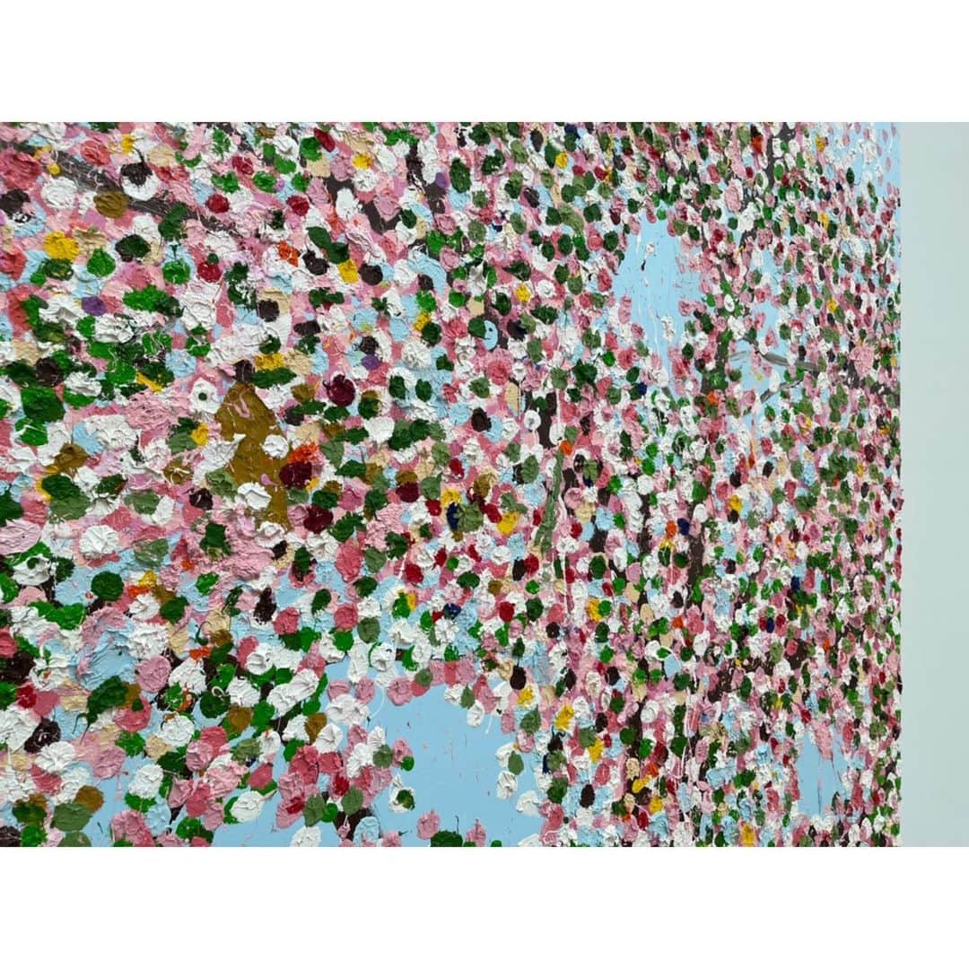 松本利夫さんのインスタグラム写真 - (松本利夫Instagram)「開催が決まってから 楽しみにしていた 現代作家 ダミアン・ハースト 「桜」 新国立美術館に行って来ました 大迫力の桜に圧倒され 刺激をうけて 癒されました  コロナ禍で閉塞感を抱いていた心を 優しく開いてくれるような感覚  一足先に 花見を楽しませて頂きました🌸」3月17日 21時44分 - exile_matsu