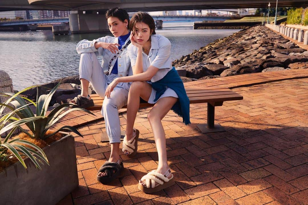 森星さんのインスタグラム写真 - (森星Instagram)「UGG 2022SS Campaign Visual with @kokokoharu  Creative Director @takuyachiba Photographer @yusukemiyazaki」3月18日 23時46分 - hikari