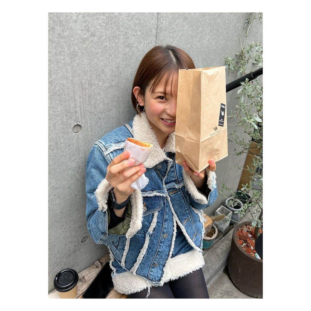 桃果さんのインスタグラム写真 - (桃果Instagram)「本日の🥚と私  @camelback_tokyo の卵サンド💛 パンがサクサクもちもちなの！！ ほんっっとに美味すぎるの！！  大好きなコーヒーと卵のセット あー幸せ…♡  #camelback」3月20日 20時10分 - momoka_825_